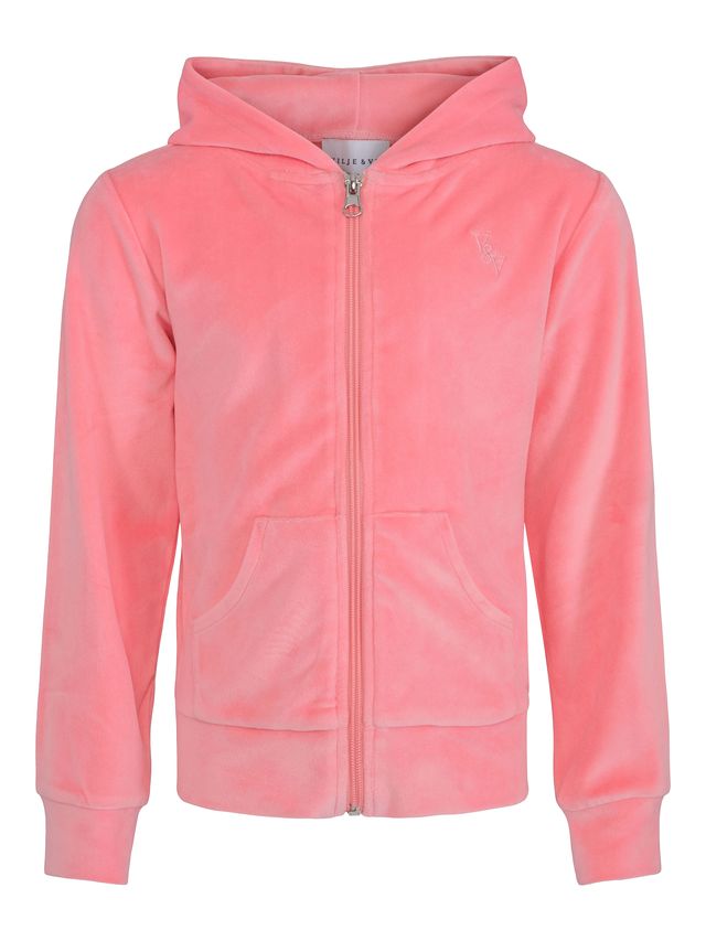 VILJE OG VE Hermine Hettejakke,Velour Coral - Farmor Ingvarda