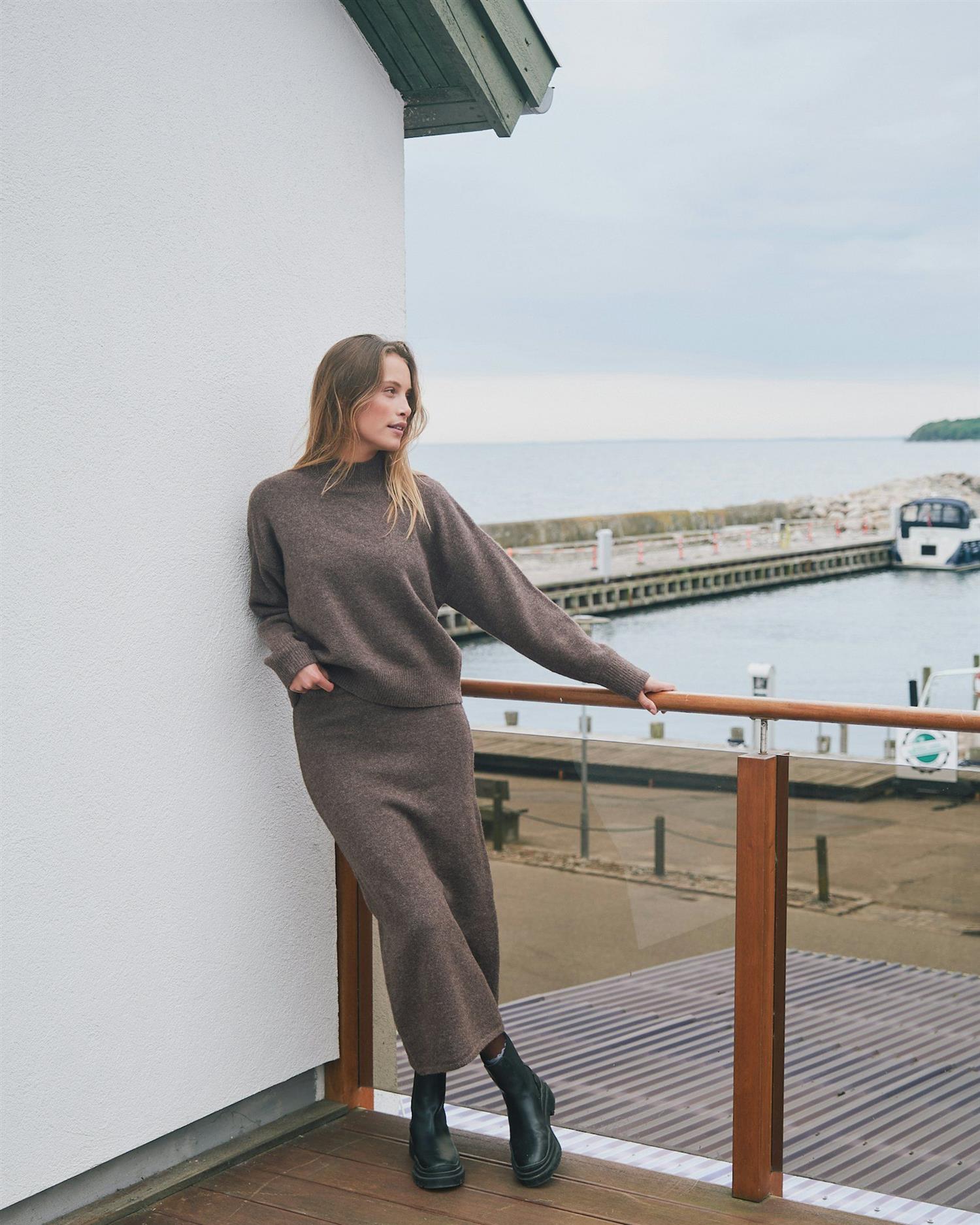 NEO NOIR Paulina Knit Blouse