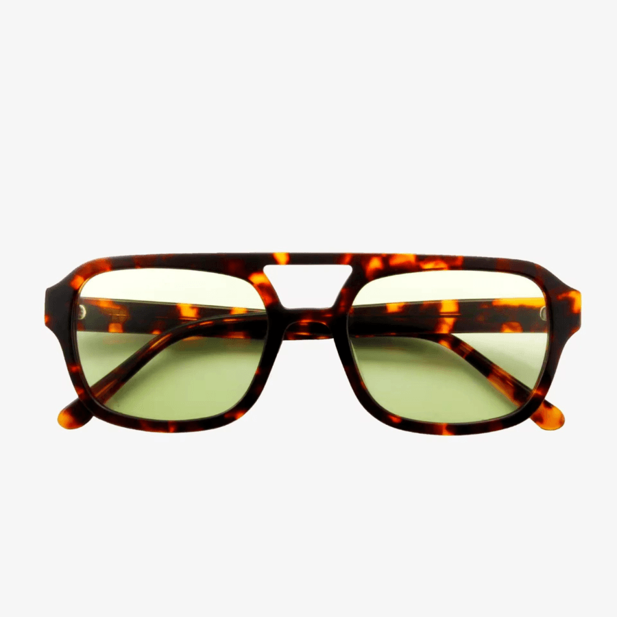 JUDI EYEWEAR Malia Tortoise Green