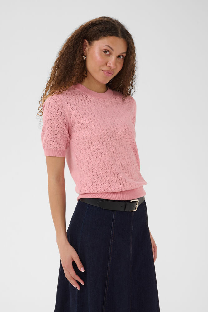SAINT TROPEZ Mila Pointelle SS Pullover