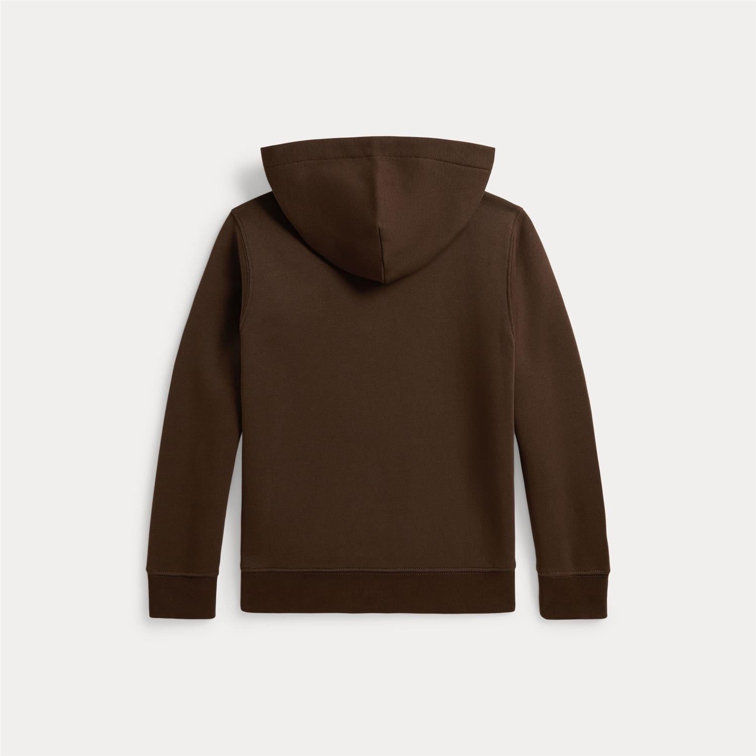 RALPH LAUREN 8-16År Hettegenser m/beige logo Brun