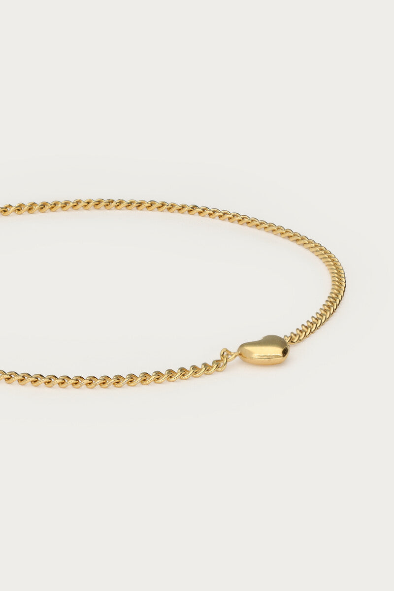 MY JEWELLERY Botanical bracelet with delicate heart - Farmor Ingvarda