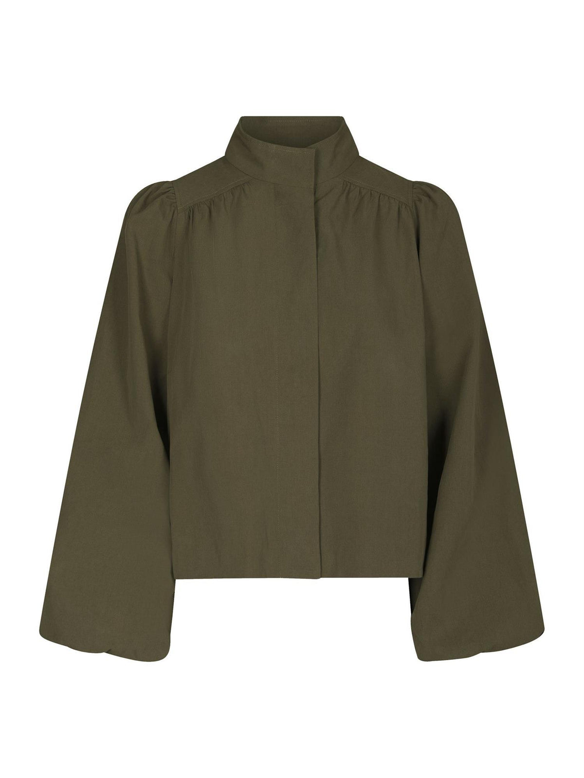NEO NOIR Tirsa Twill Jacket Army