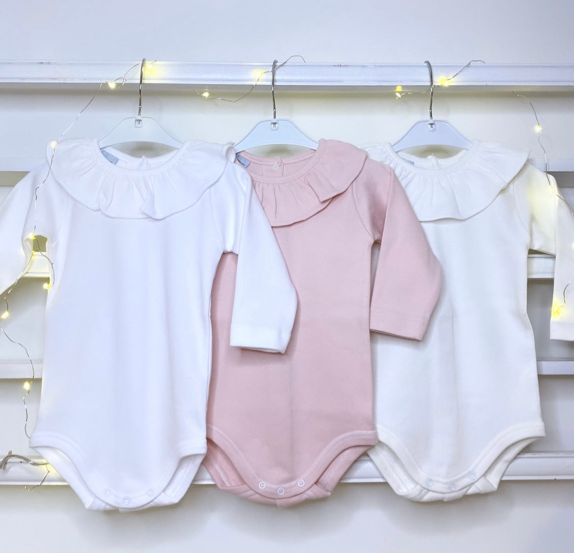 BABIDU 1117 Body m/rysjekrage Creme