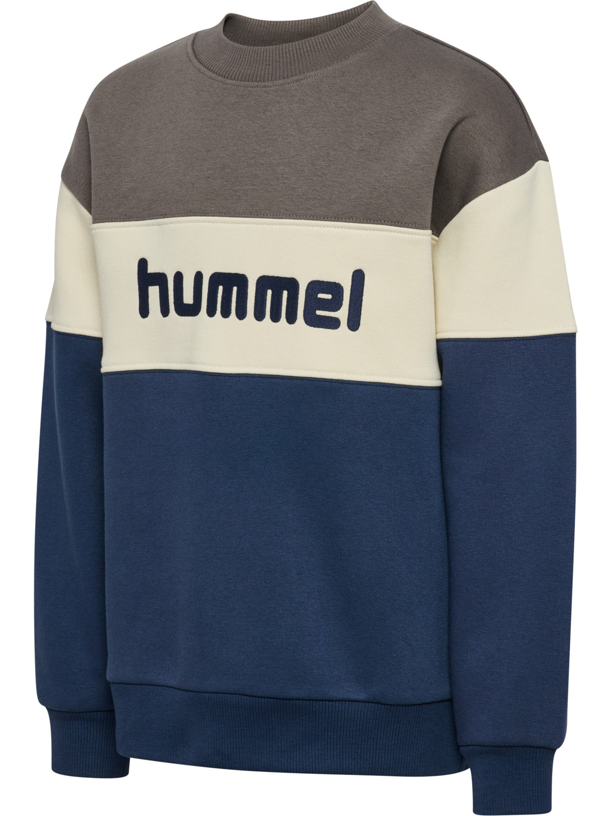 HUMMEL 4-10ÅR Loose Block Crewneck Jr