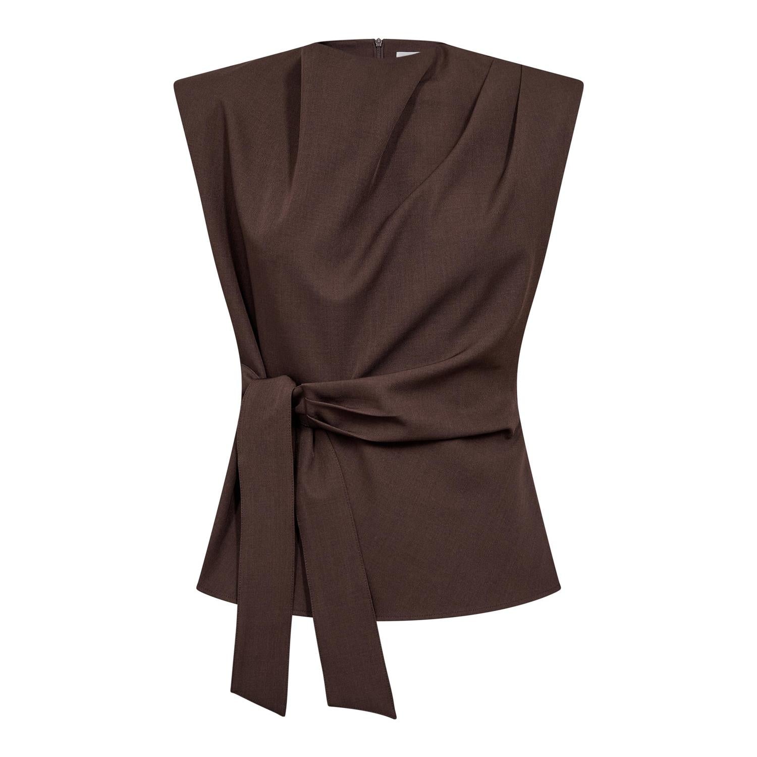 CO´ COUTURE Luna Pleat Top