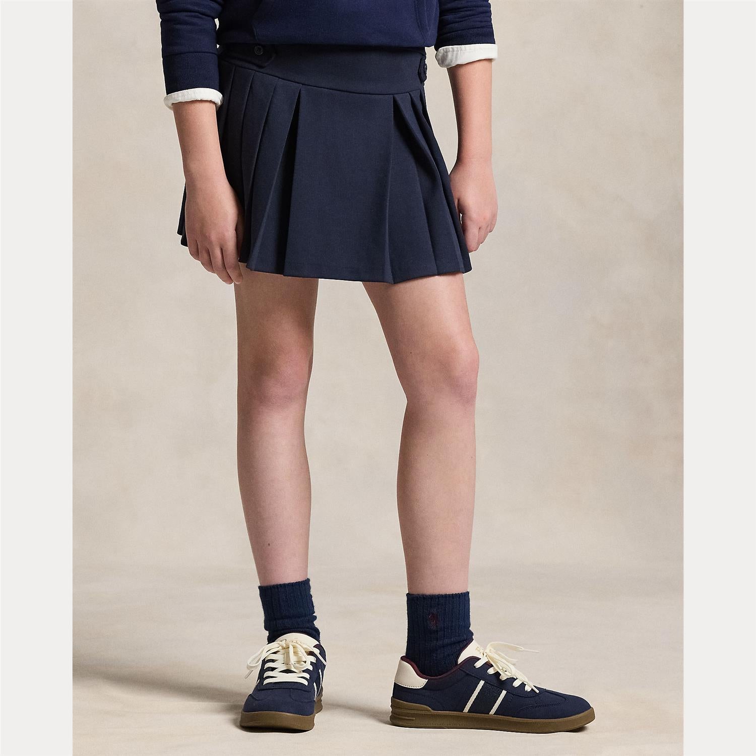 RALPH LAUREN 8-16År Skjørt m/shorts,Jente Mørkeblå