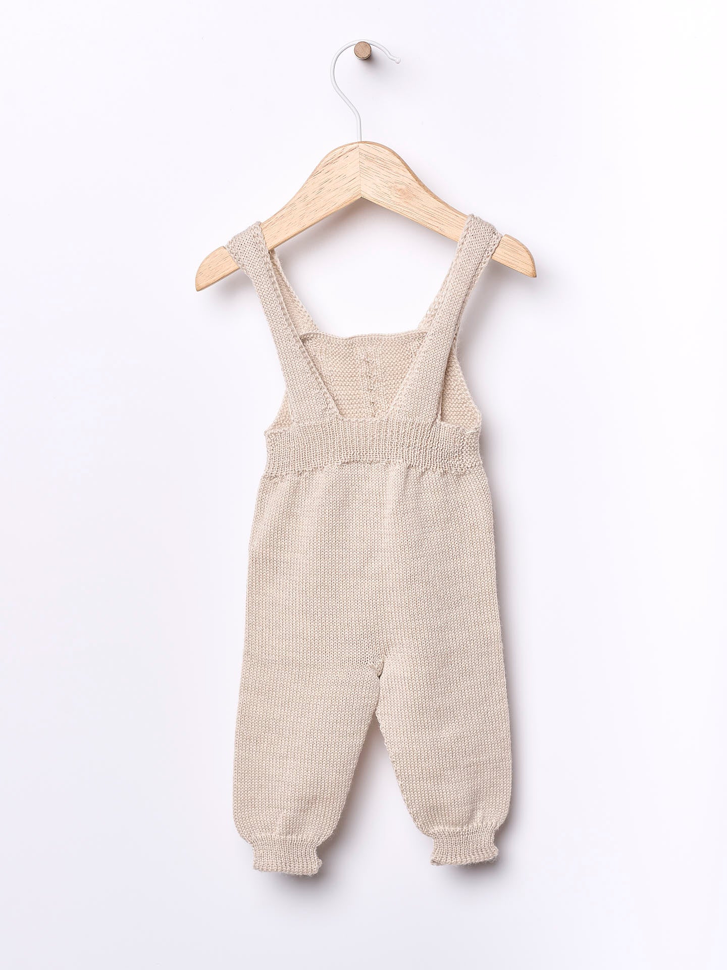 WEDOBLE Strikket Selebukse m/fletter,Ull Beige