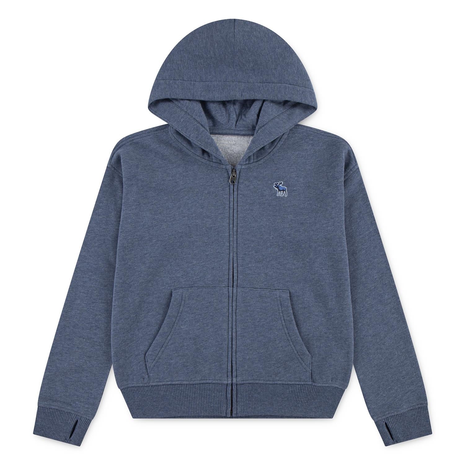 ABERCROMBIE & FITCH Hettejakke Blå Melert