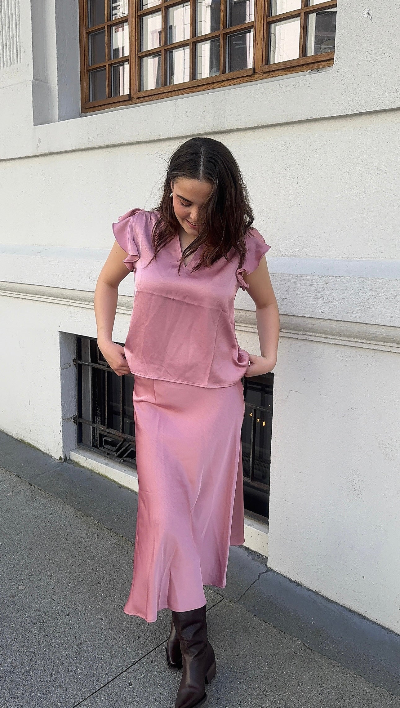 NEO NOIR Bovary Skirt Rose