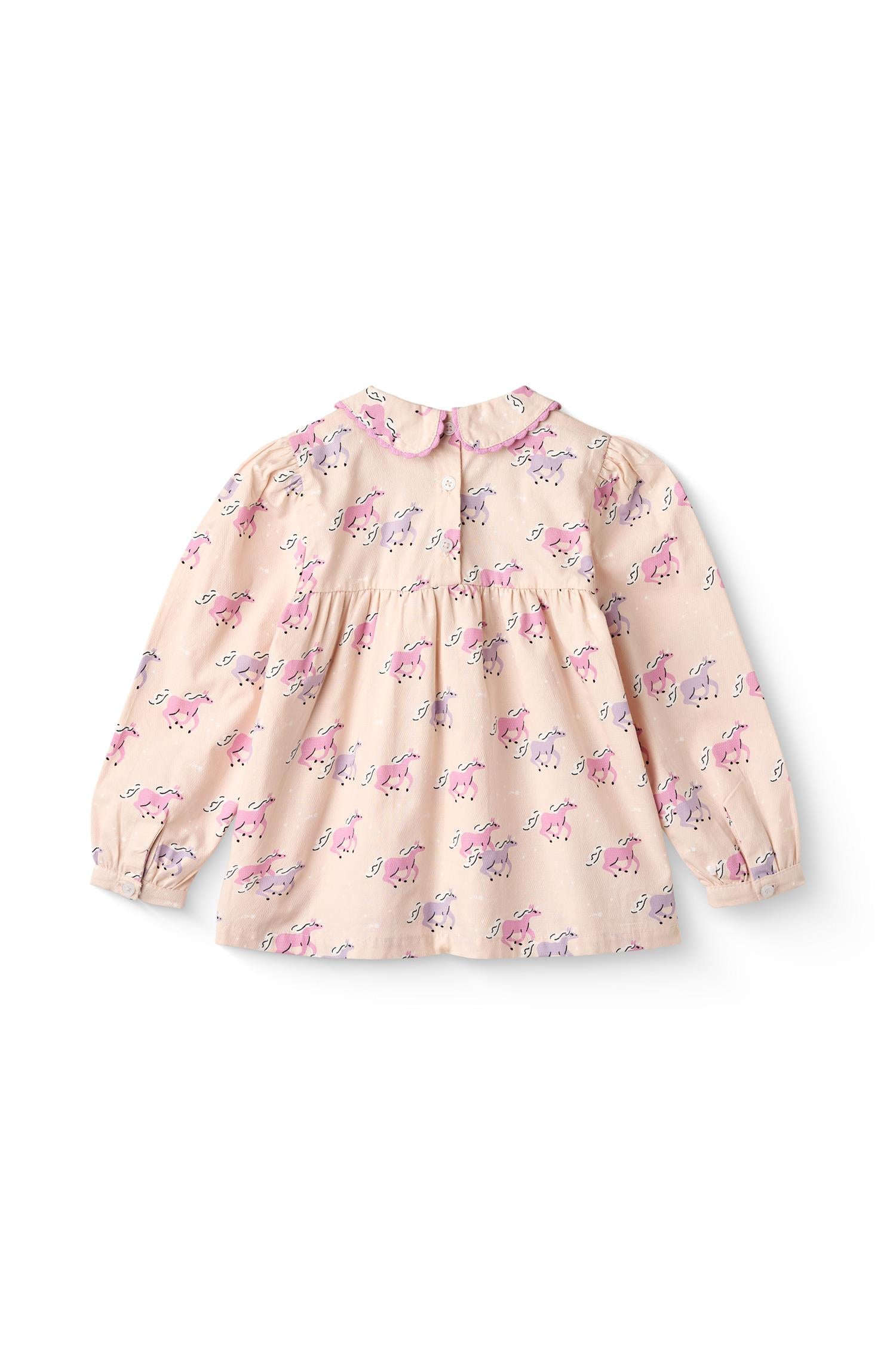 COPENHAGEN COLORS Bluse m/krage,Unicorn