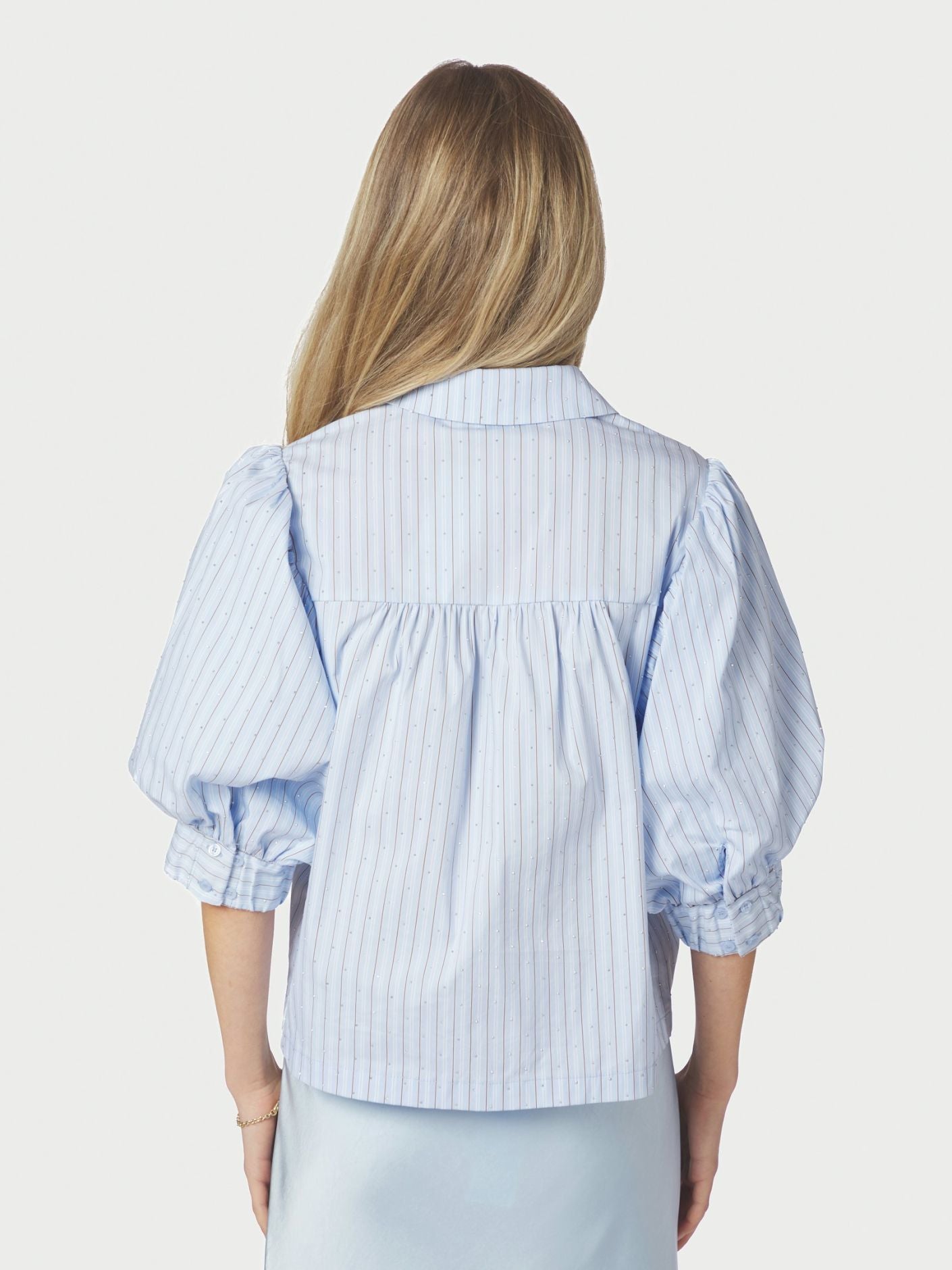 NEO NOIR Etta Stripe Stone Shirt