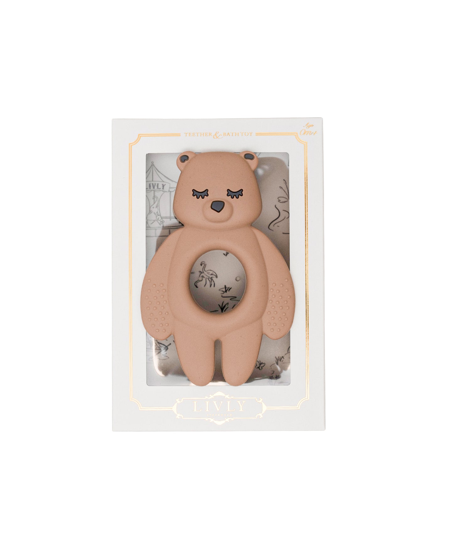 LIVLY Bear Teether Brun