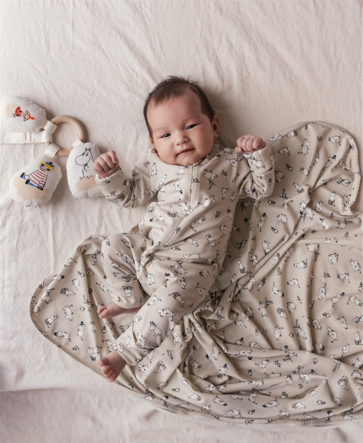 MARMAR COPENHAGEN Rompy Zip,Moomin Sand