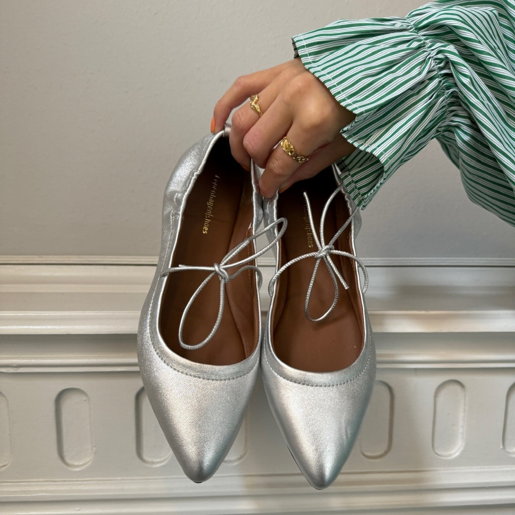 COPENHAGEN SHOES A Beauty - Ballet Flats Sølv