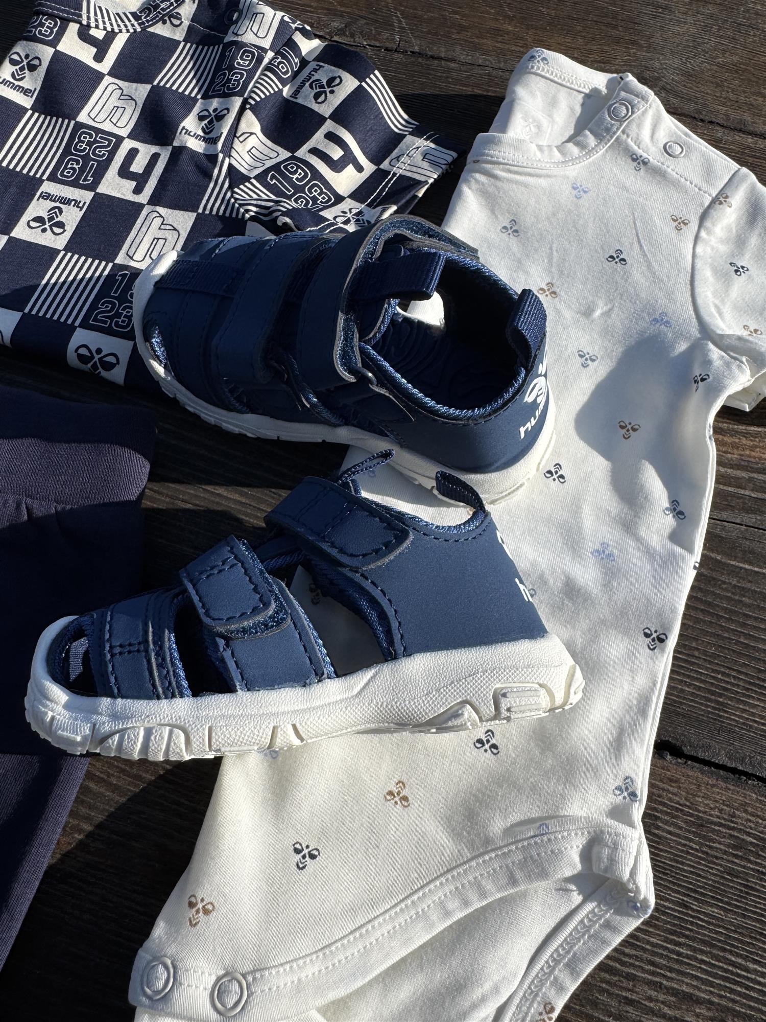 HUMMEL SKO/TØFLER Sandal Velcro Blå