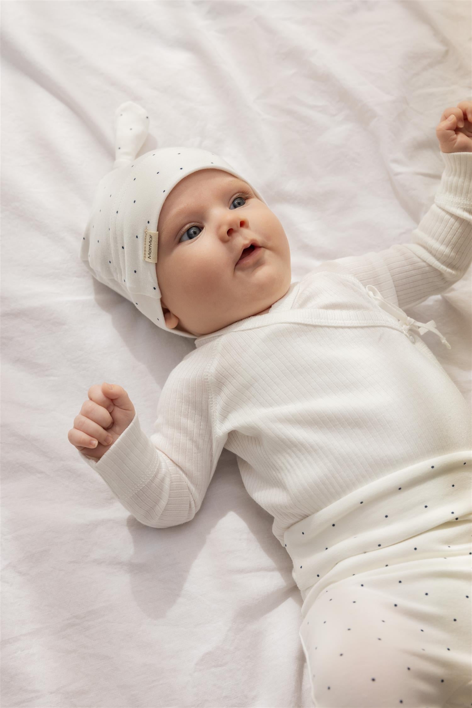 MARMAR COPENHAGEN Body Mini Rib ls,Newborn Hvit