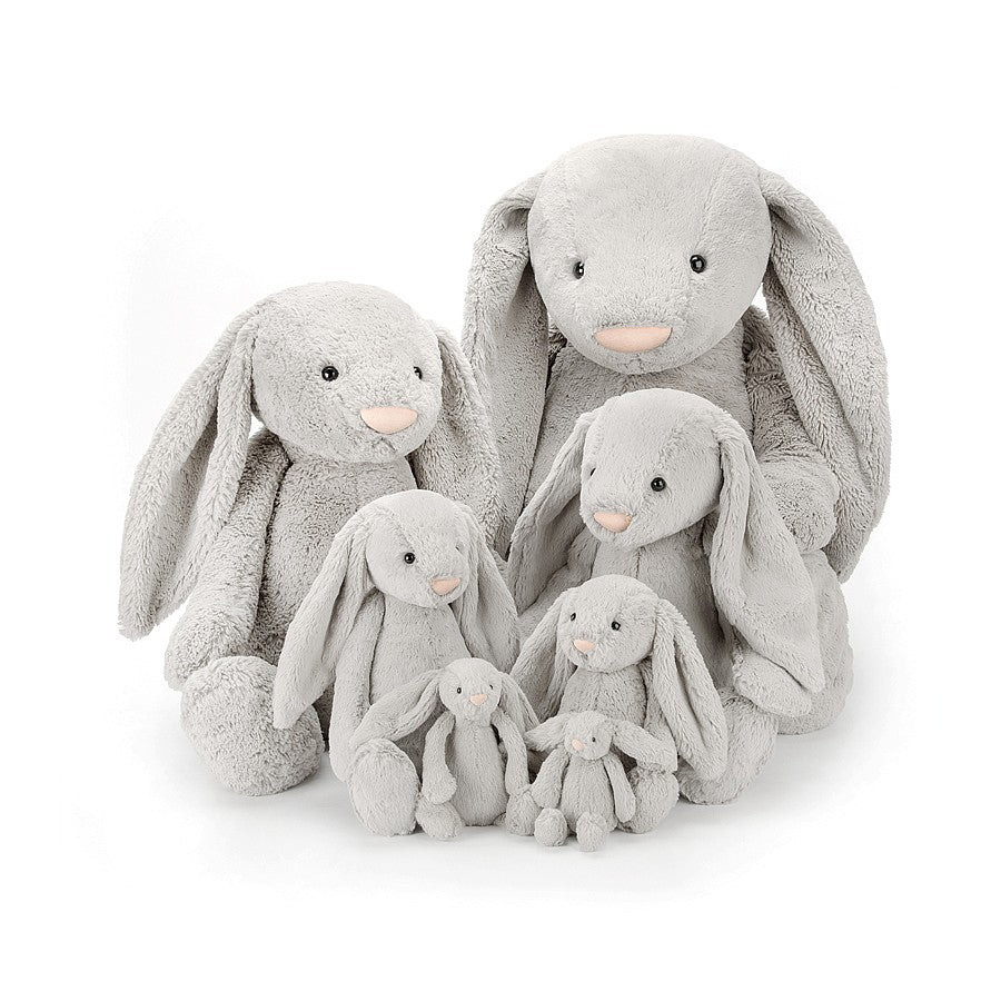 JELLYCAT Bashful Silver Bunny Medium 31cm Grå - Farmor Ingvarda