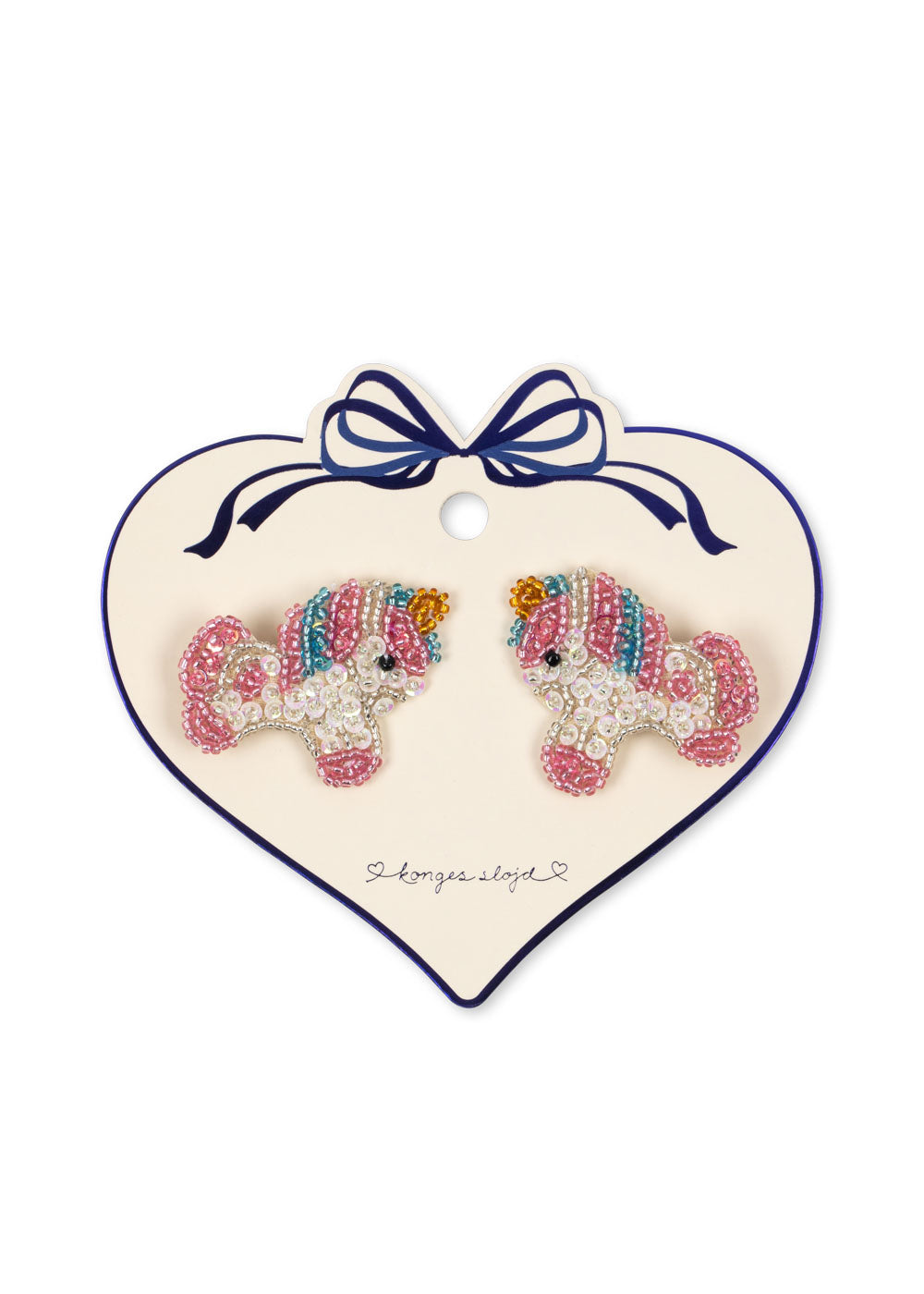 KONGES SLØJD 2pk Unicorn Beaded Hair - Farmor Ingvarda