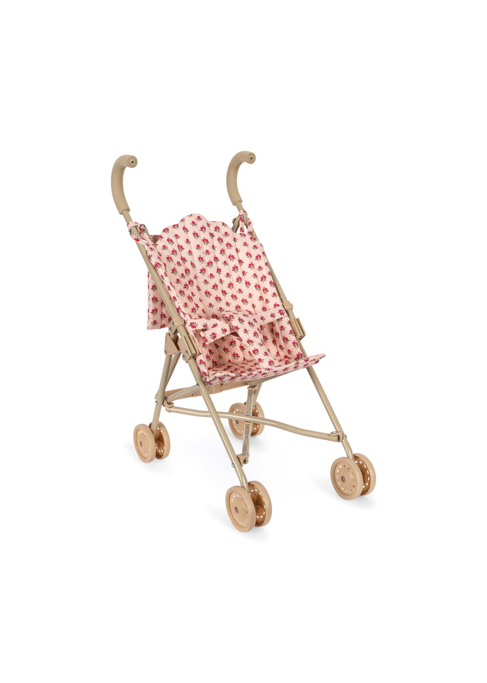 KONGES SLØJD Doll Stroller,Blomster Rosa - Farmor Ingvarda