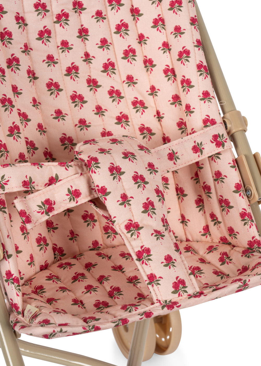 KONGES SLØJD Doll Stroller,Blomster Rosa - Farmor Ingvarda