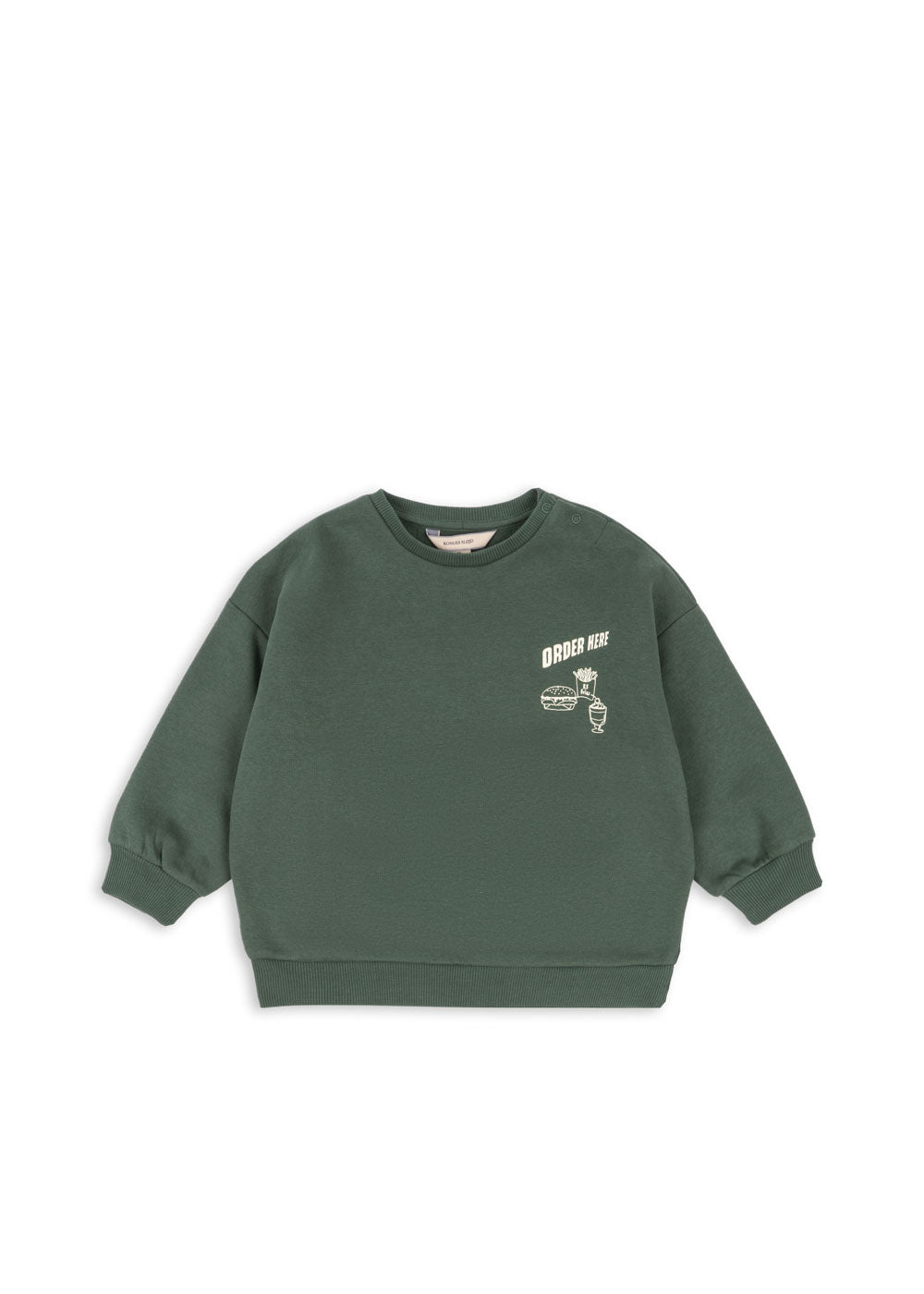 KONGES SLØJD Lou Sweat Shirt Grønn - Farmor Ingvarda