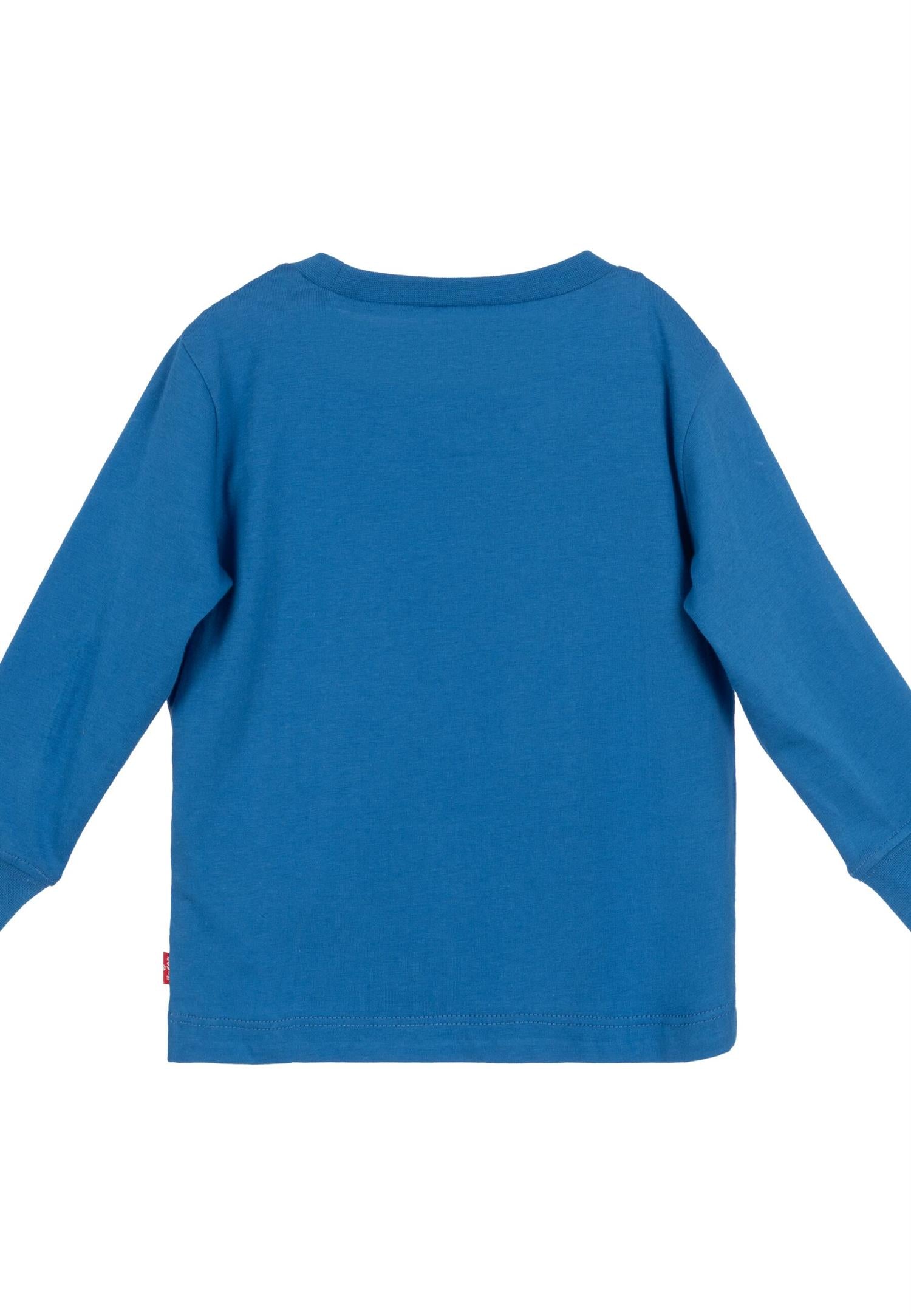 LEVIS 0-3ÅR LS T-Shirt Batwing Blå - Farmor Ingvarda