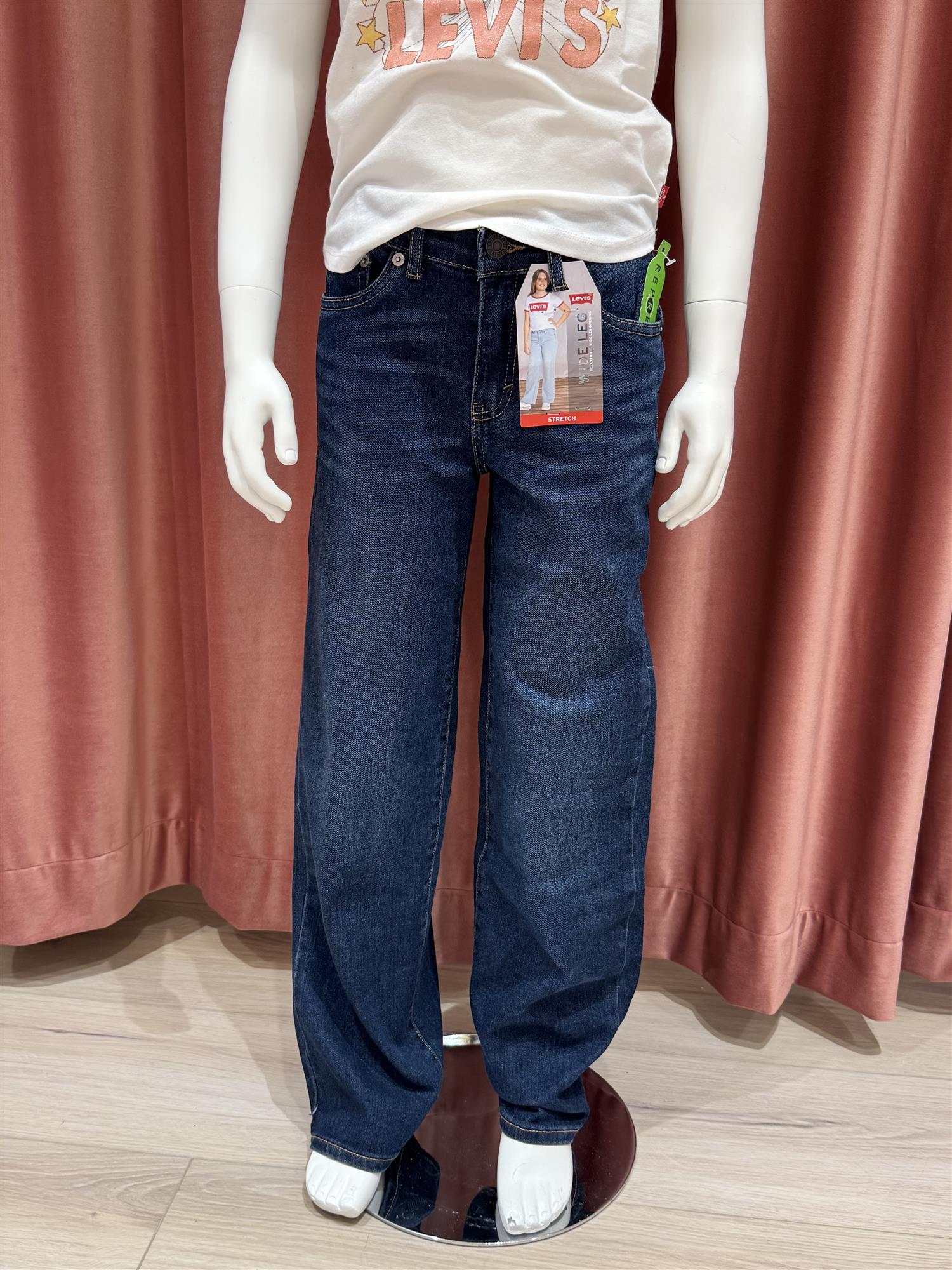 LEVIS 4-14ÅR Wide Leg Jeans, Stretch - Farmor Ingvarda