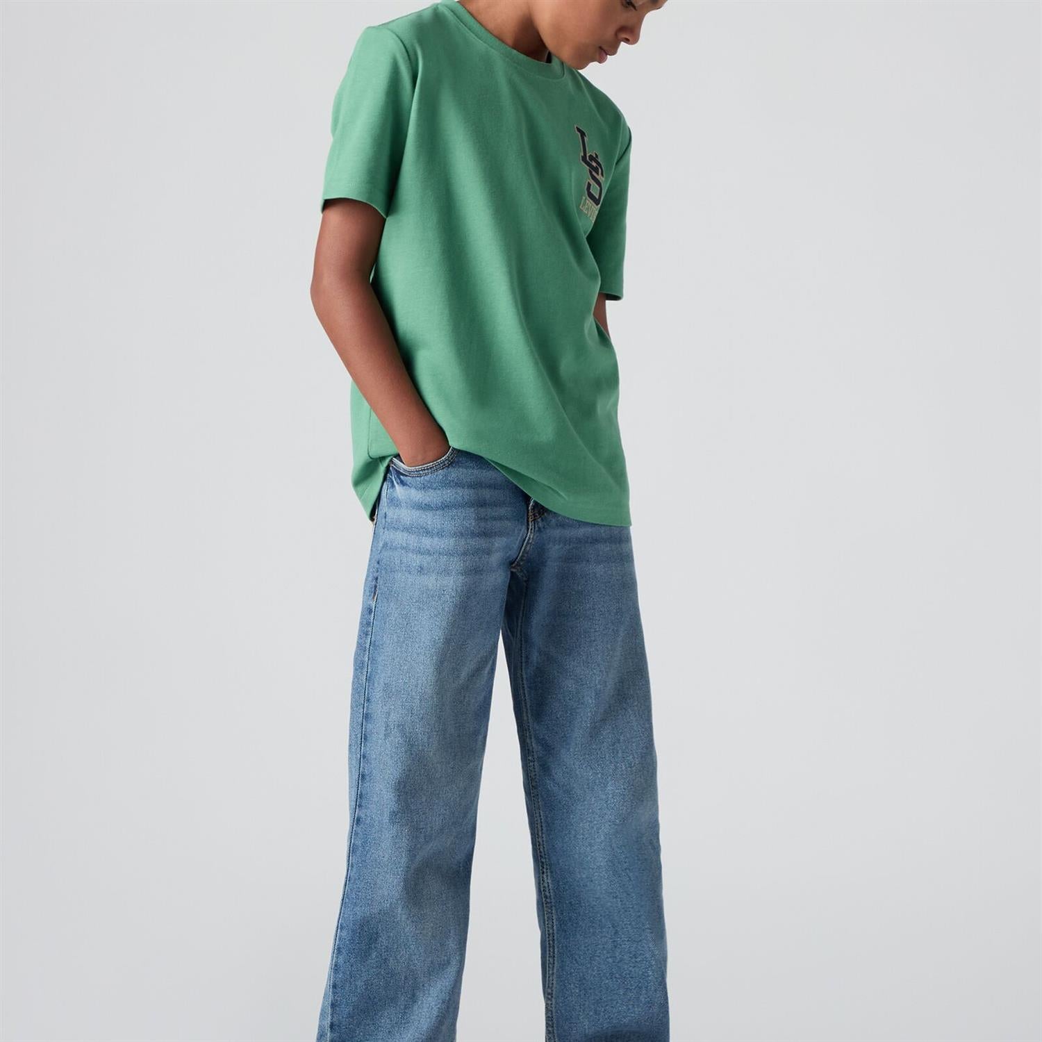 LEVIS 4-14ÅR 555 Relaxed Straight Jeans - Farmor Ingvarda