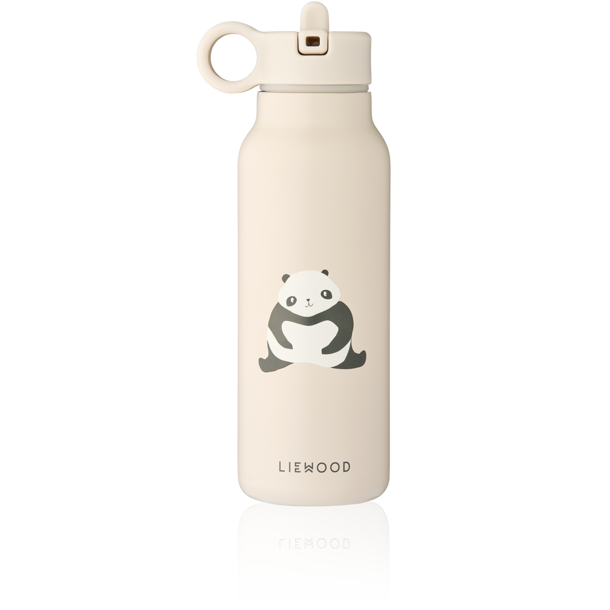 LIEWOOD Falk Water bottle 350ml,Panda - Farmor Ingvarda