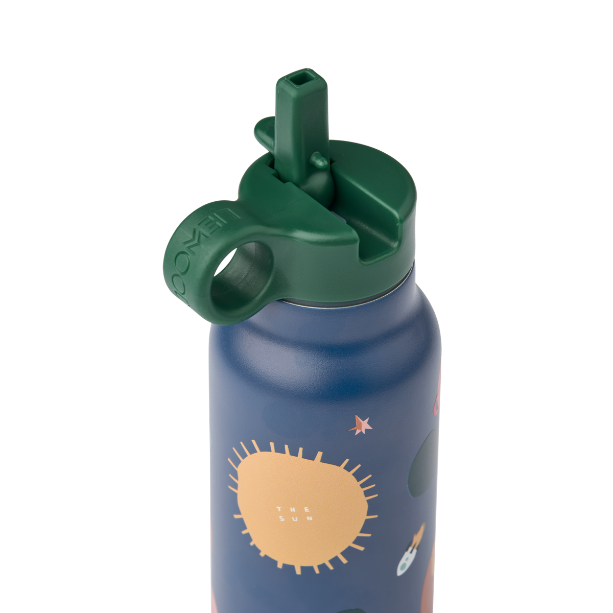 LIEWOOD Falk Water bottle 350ml,Universe Blå - Farmor Ingvarda