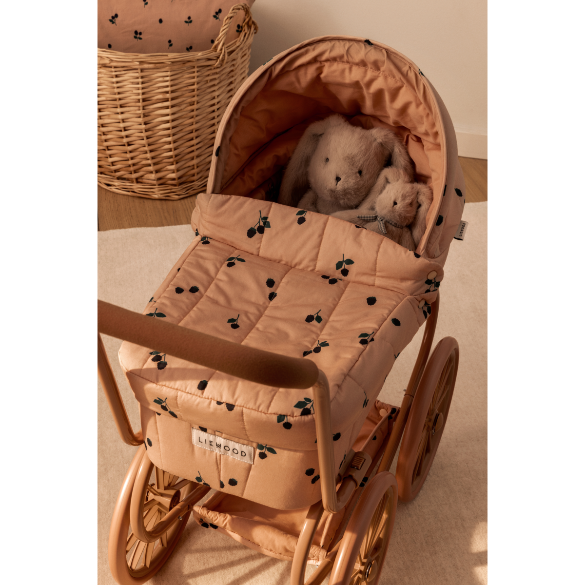 LIEWOOD Adaline Doll Pram,Berry - Farmor Ingvarda