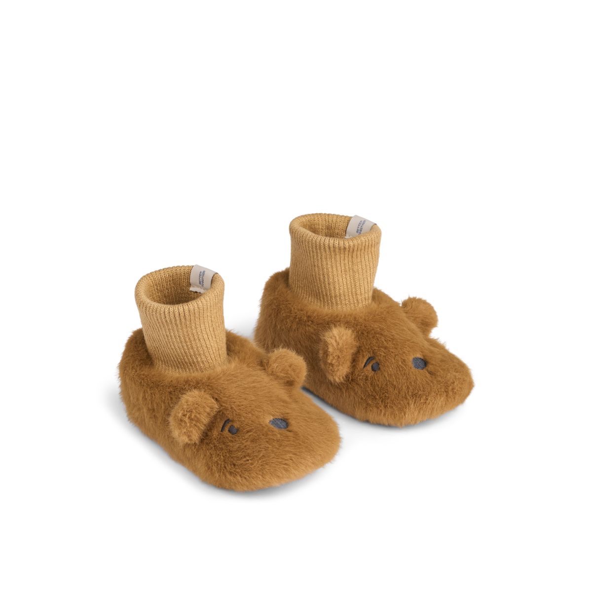 LIEWOOD Beth Bear Plush Slippers Brun - Farmor Ingvarda