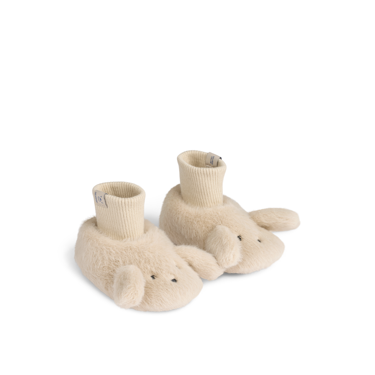 LIEWOOD Beth Bear Plush Slippers Sand - Farmor Ingvarda