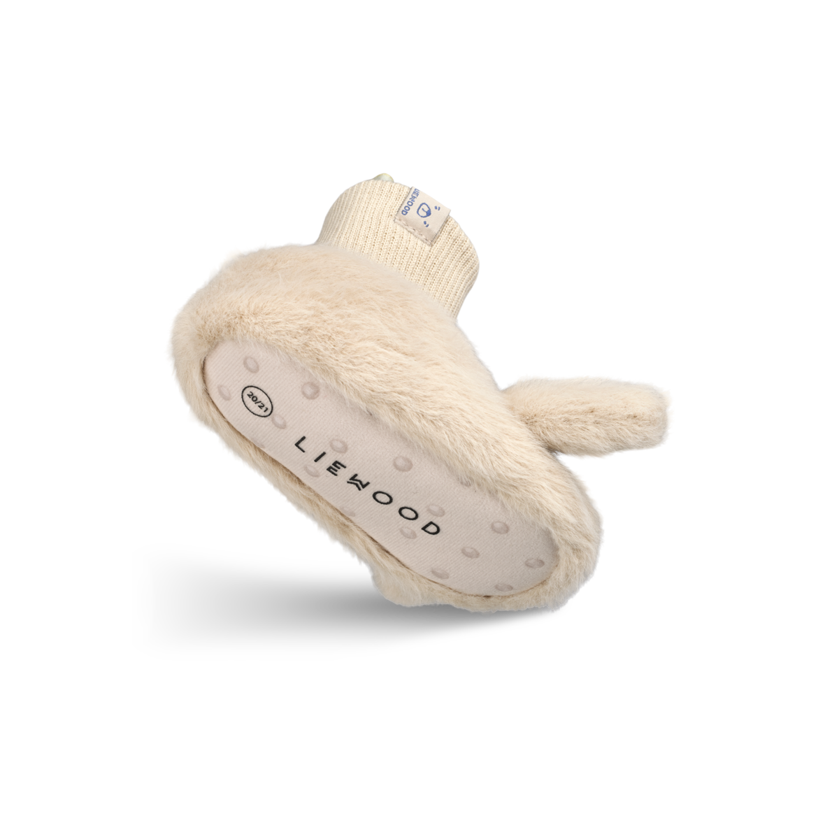 LIEWOOD Beth Bear Plush Slippers Sand - Farmor Ingvarda