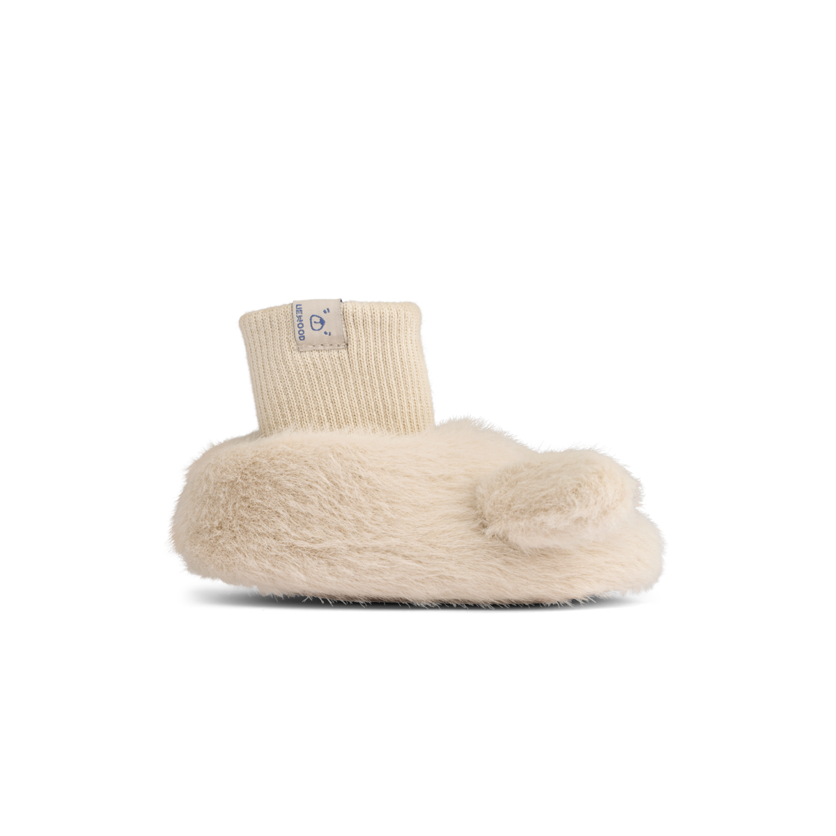 LIEWOOD Beth Bear Plush Slippers Sand - Farmor Ingvarda