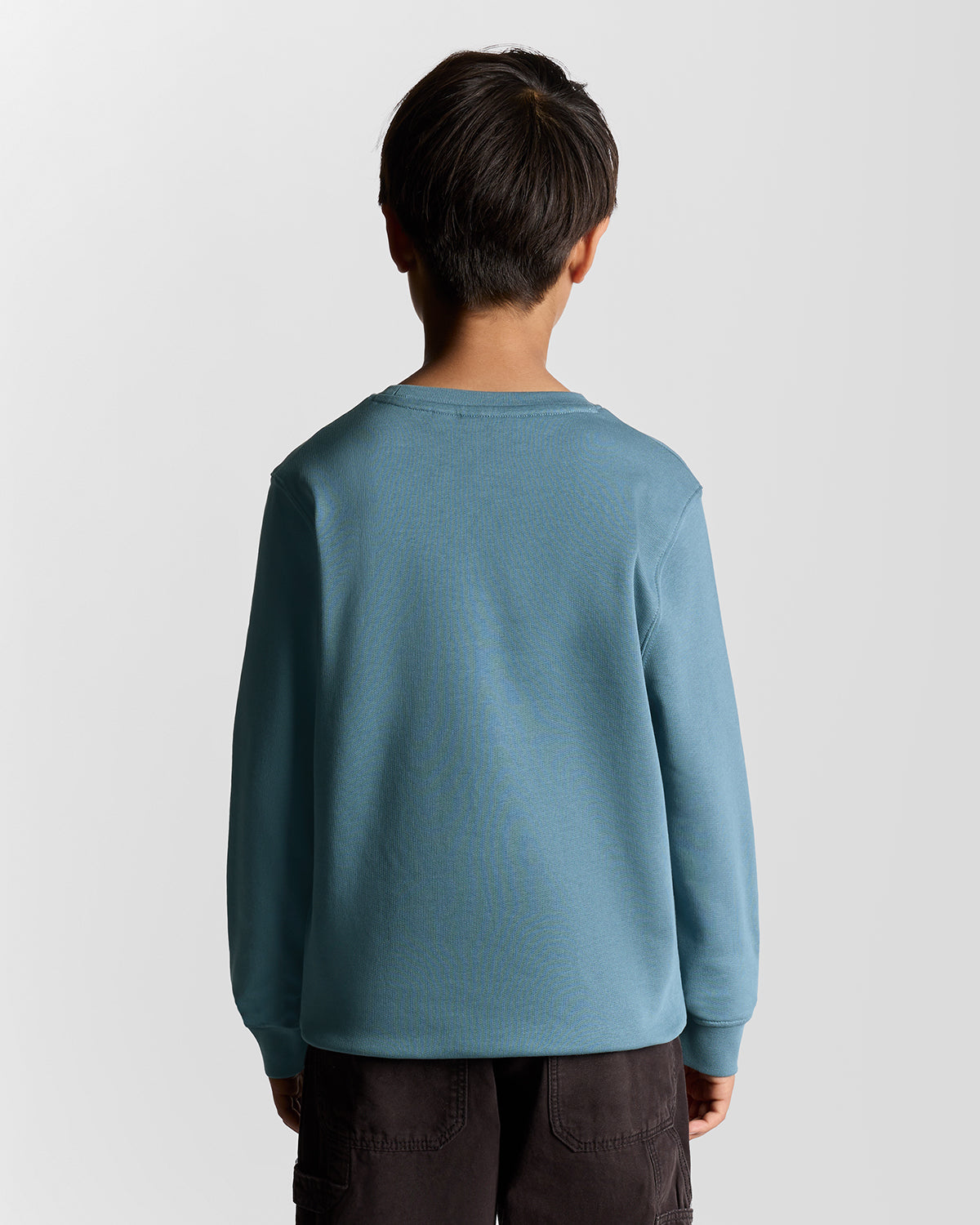 LYLE & SCOTT Crew Neck Sweatshirt Mellomblå - Farmor Ingvarda