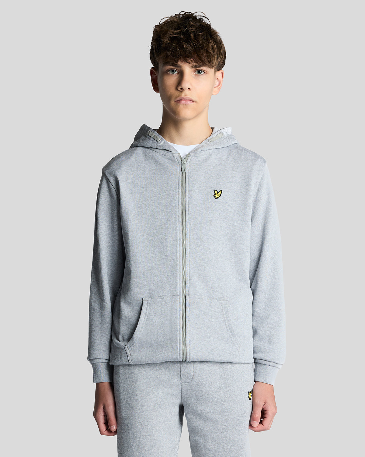 LYLE & SCOTT Hettejakke Lys Grå Melert - Farmor Ingvarda
