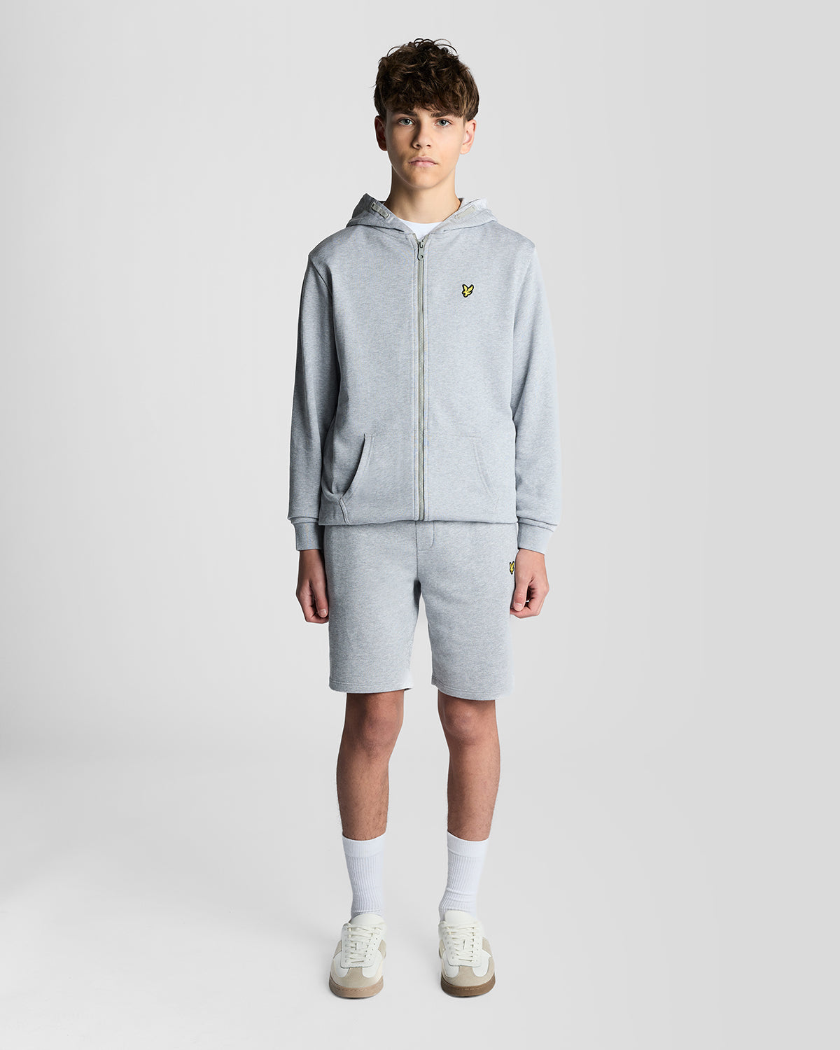 LYLE & SCOTT Hettejakke Lys Grå Melert - Farmor Ingvarda