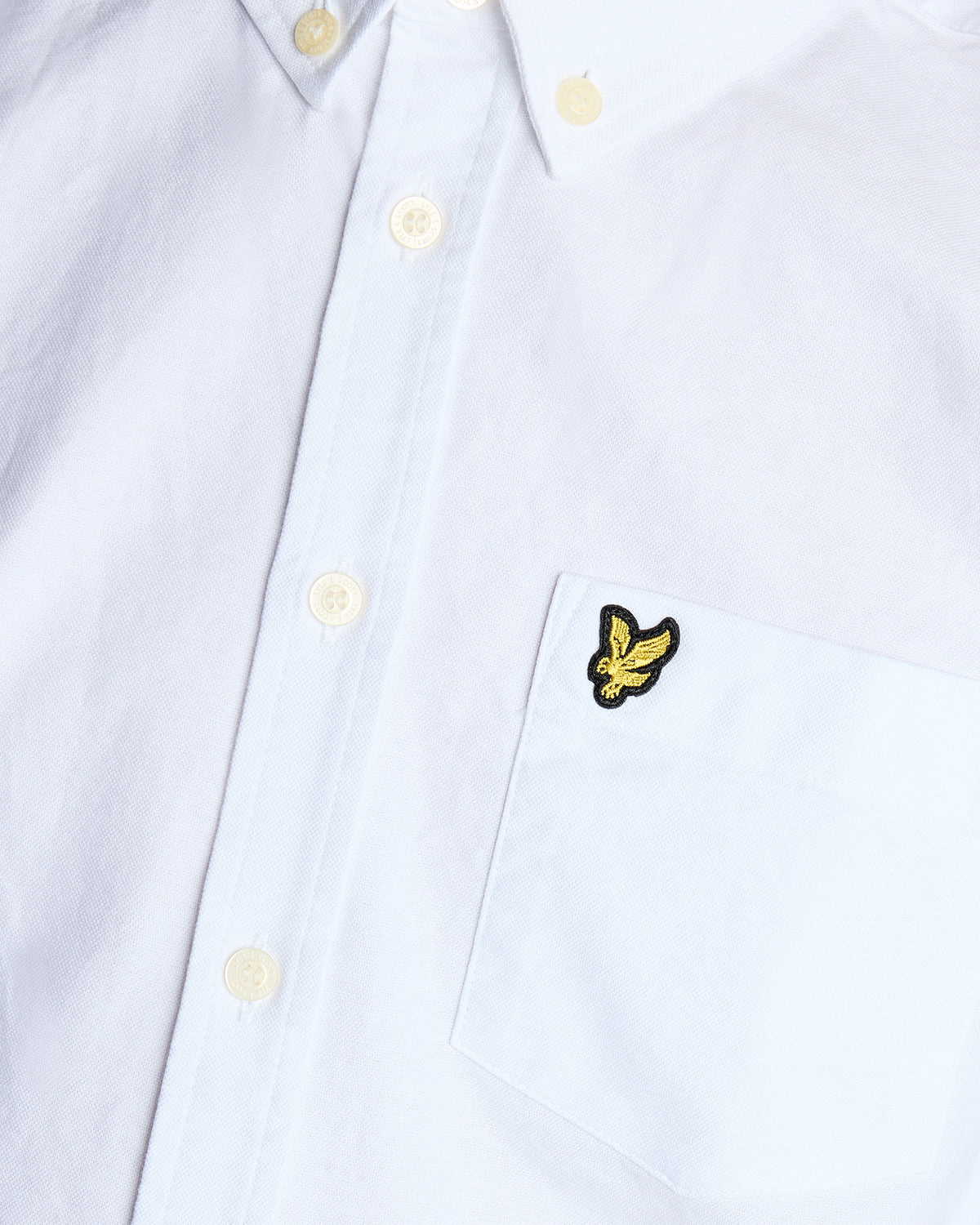 LYLE & SCOTT Oxford skjorte Hvit - Farmor Ingvarda