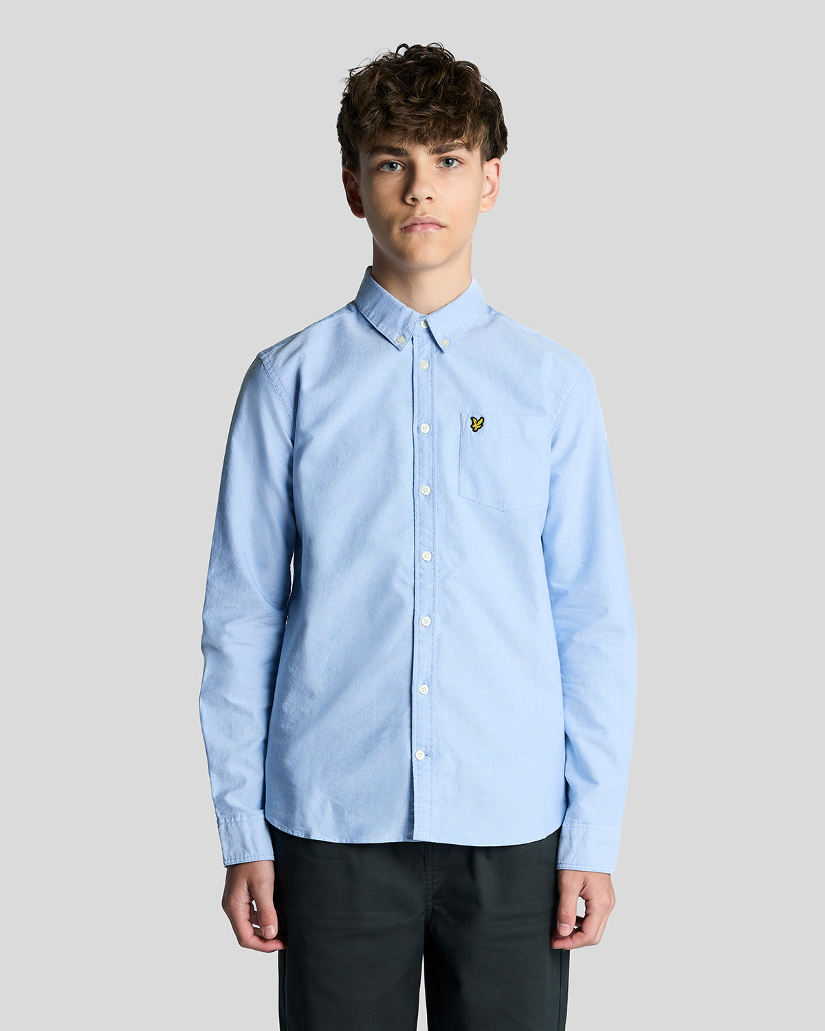 LYLE & SCOTT Oxford Skjorte Lysblå - Farmor Ingvarda