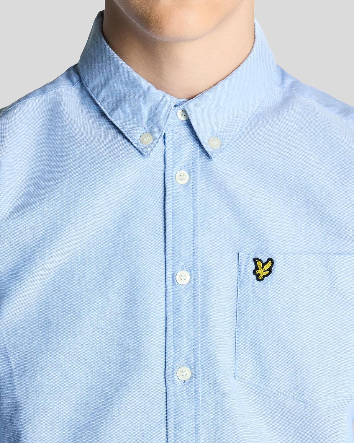 LYLE & SCOTT Oxford Skjorte Lysblå - Farmor Ingvarda