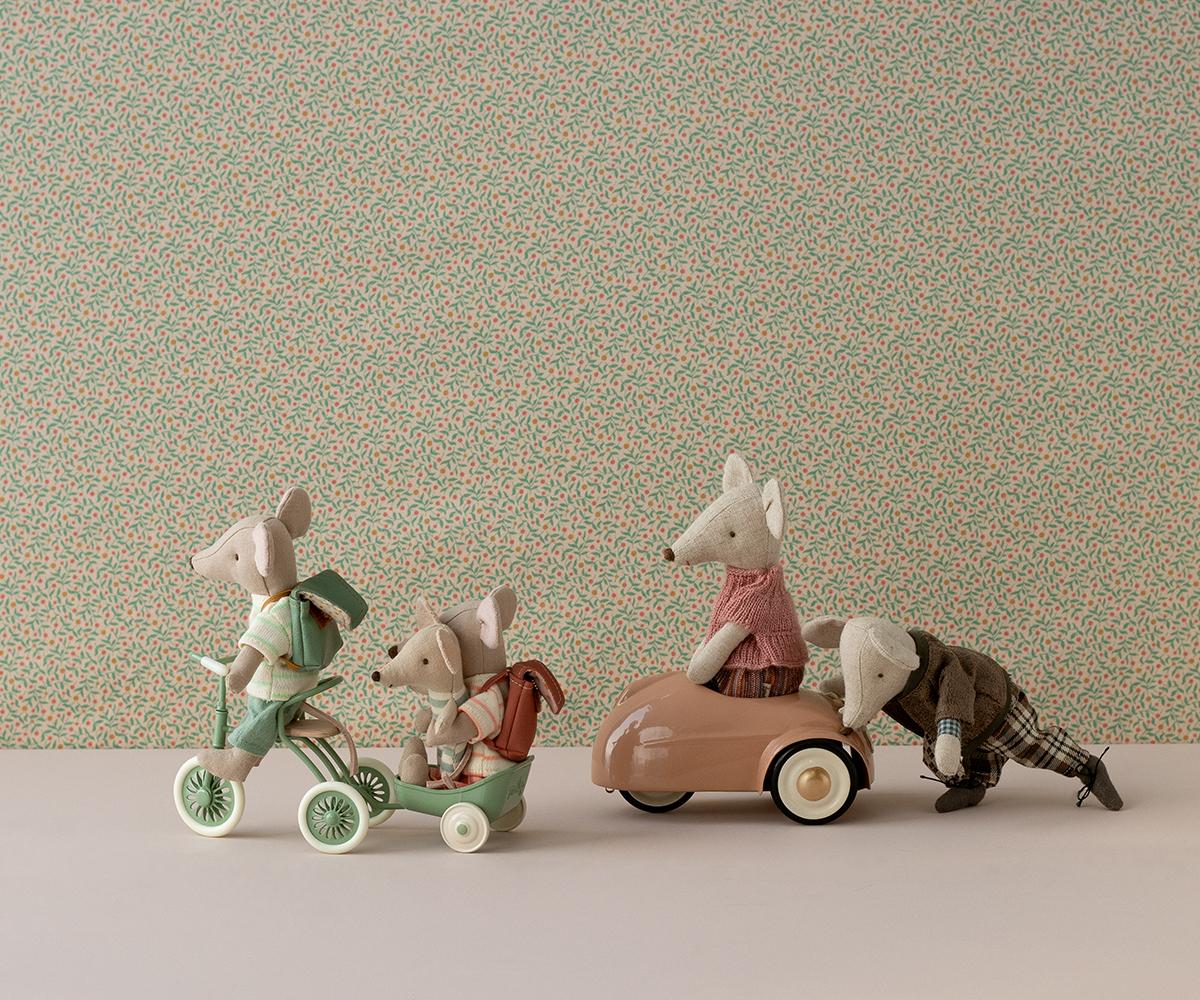 MAILEG Abri à tricycle,Mouse Grønn - Farmor Ingvarda