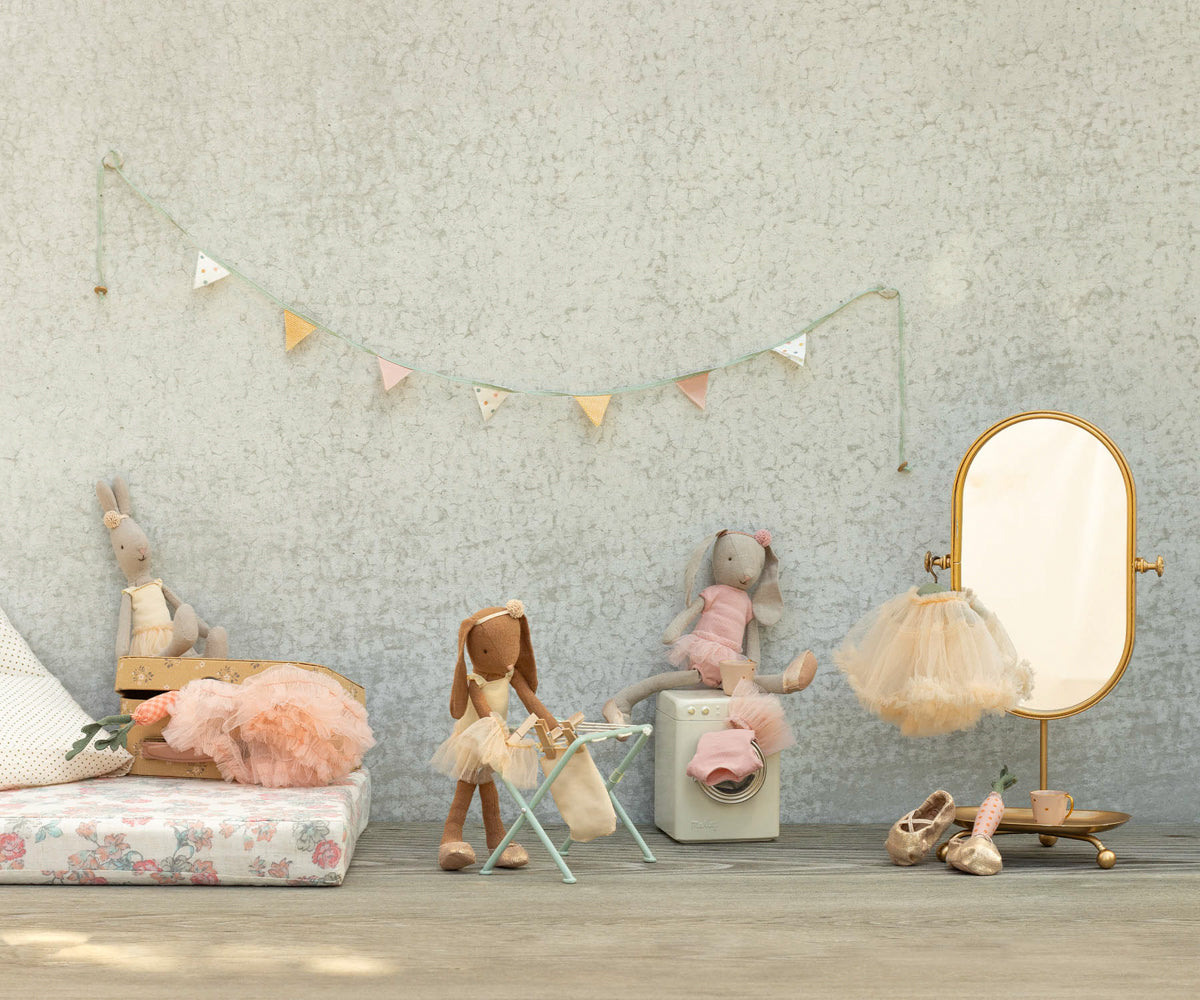 MAILEG Bunny Size 2,Ballerina Gammelrosa - Farmor Ingvarda