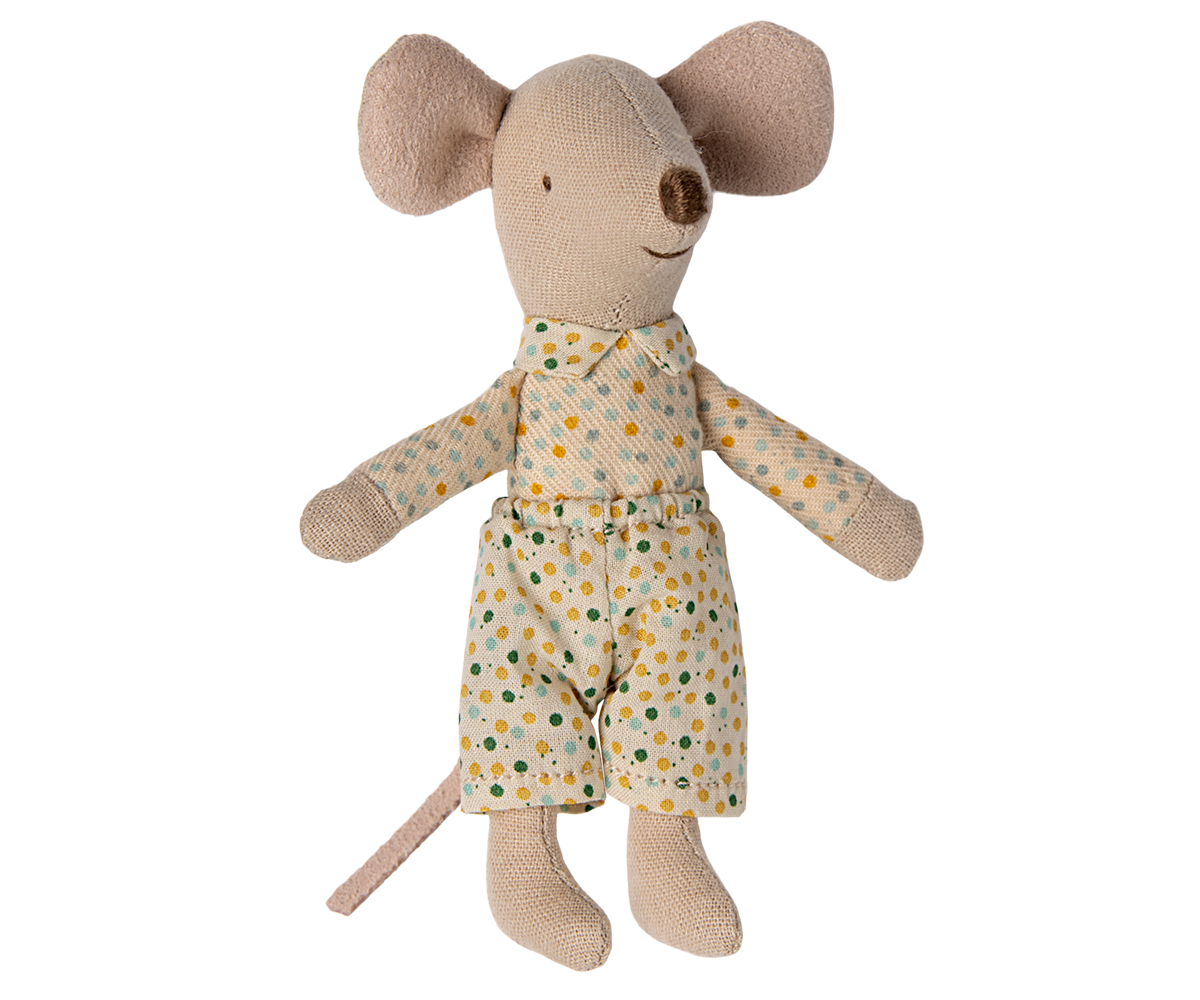 MAILEG Little brother mouse in box - Farmor Ingvarda