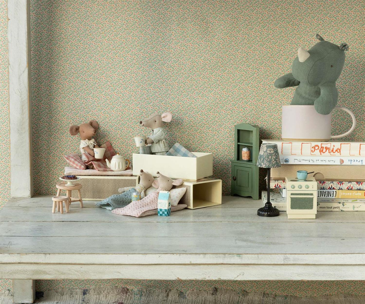 MAILEG Little brother mouse in box - Farmor Ingvarda