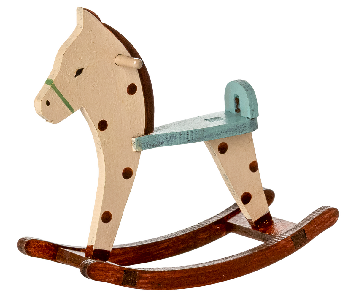 MAILEG Rocking Horse,Mouse - Farmor Ingvarda