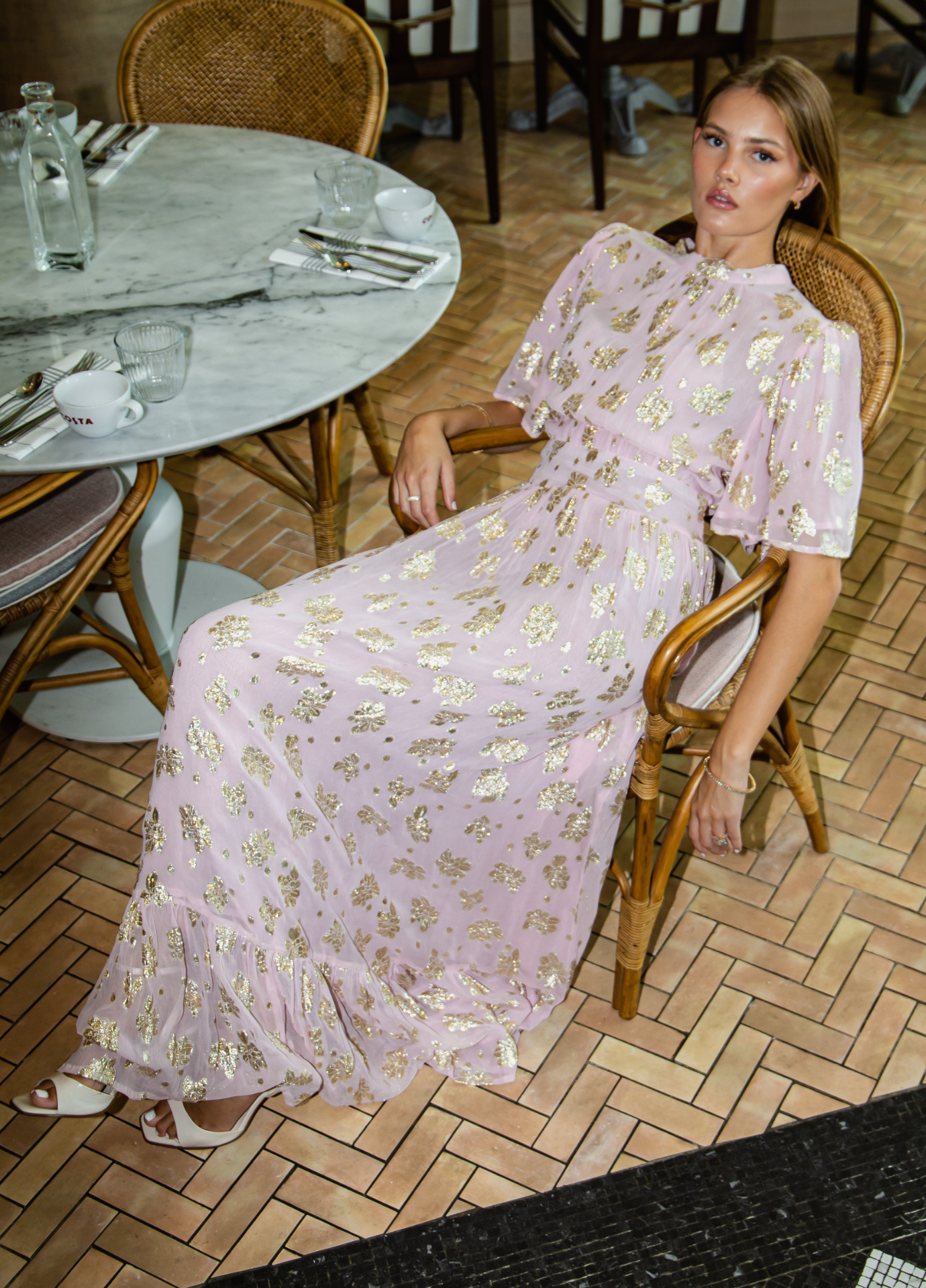 MISSMAYA Heena Dress Blushing Bride - Farmor Ingvarda