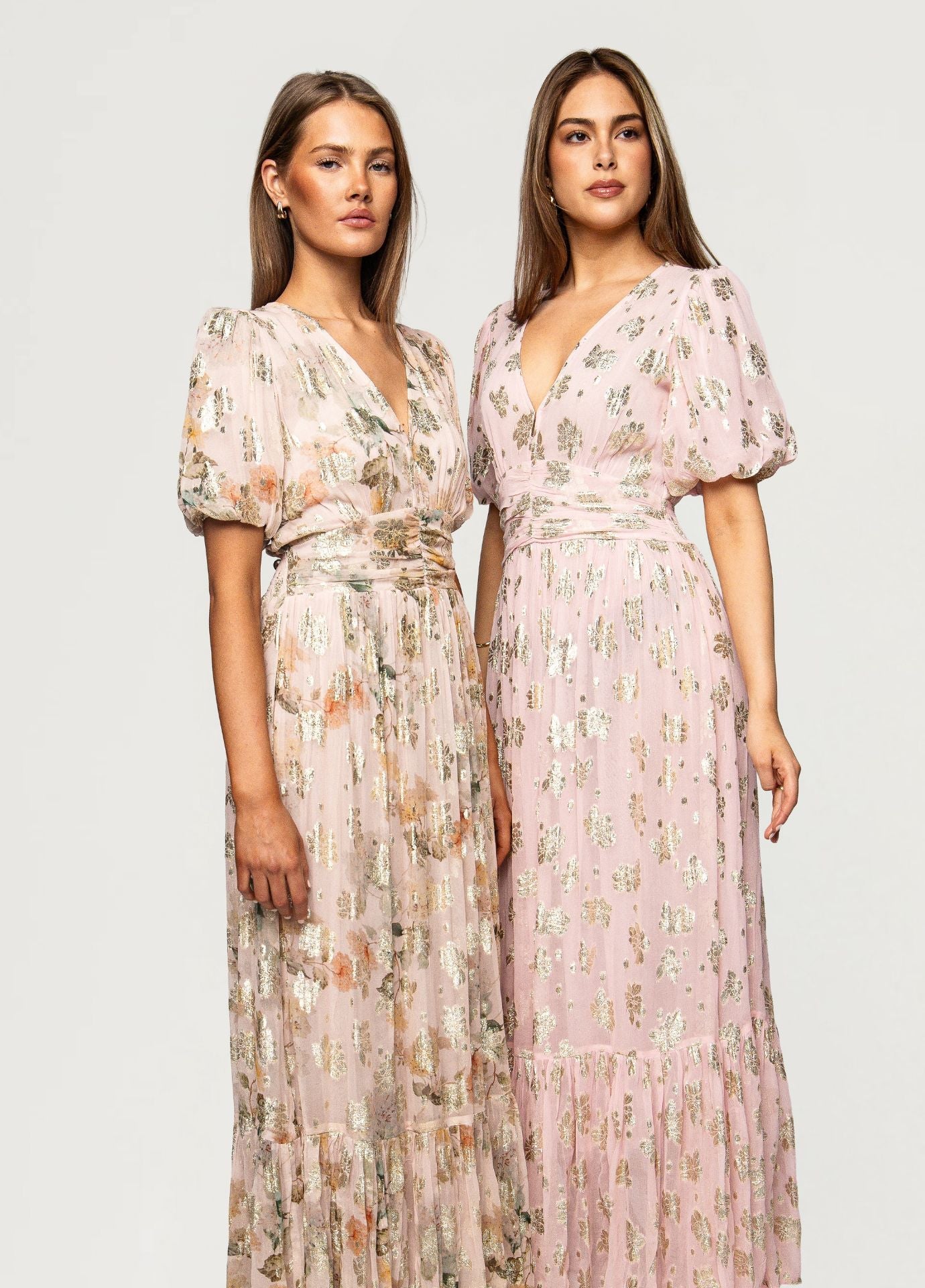 MISSMAYA Heena Dress Shimmering Garden - Farmor Ingvarda