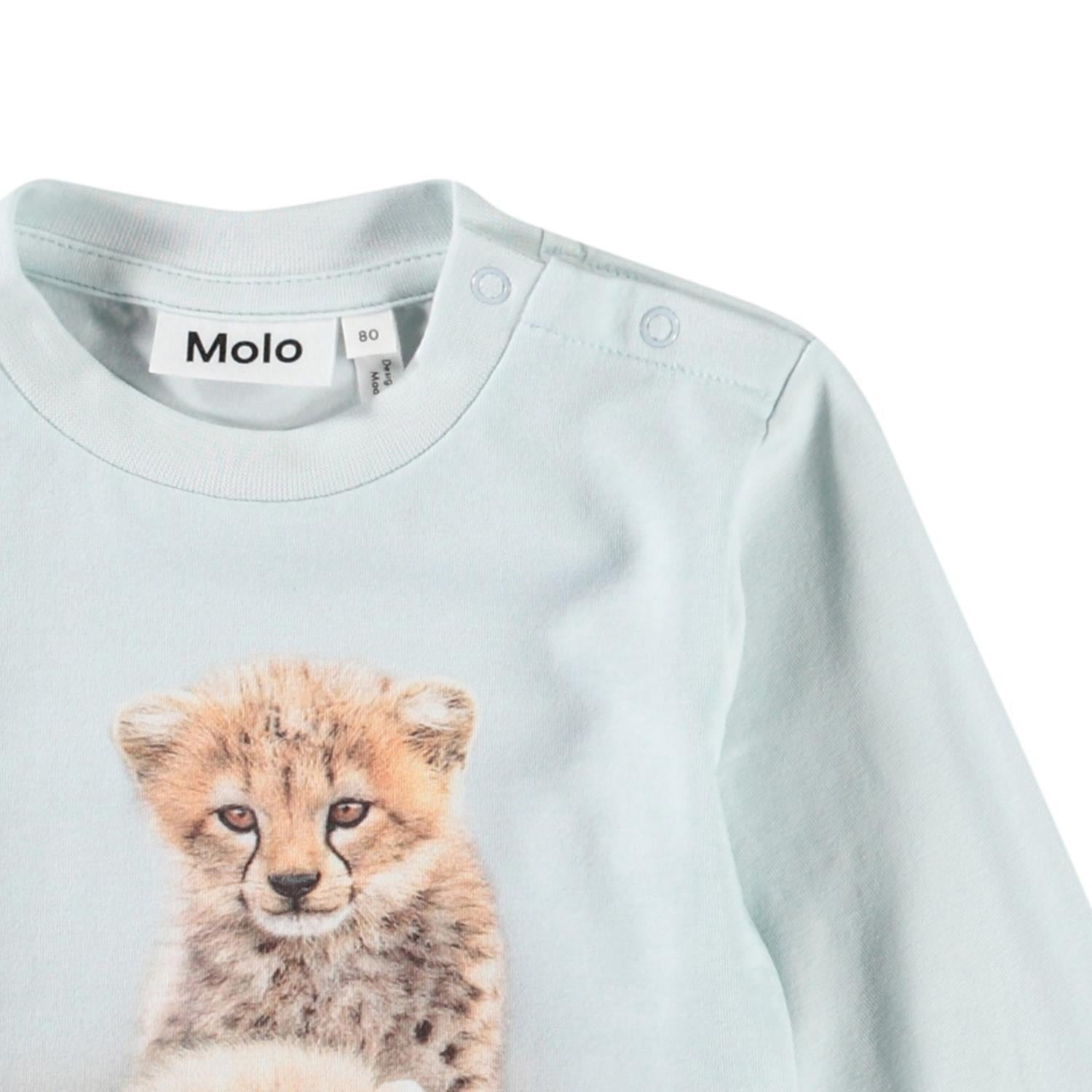 MOLO 0-4ÅR Eloy genser,Baby Mintblå - Farmor Ingvarda